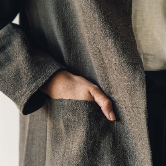 7115 by Szeki Signature Open Fall Coat in Laurel- Excellent Condition EUC- NWOT - Picture 4 of 8